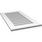 Ekena Millwork Vertical Surface Mount PVC Gable Vent: Non-Functional, w/ 3-1/2"W x 1"P Standard Frame, 20"W x 36"H GVPVE20X3601SN - alternate 4